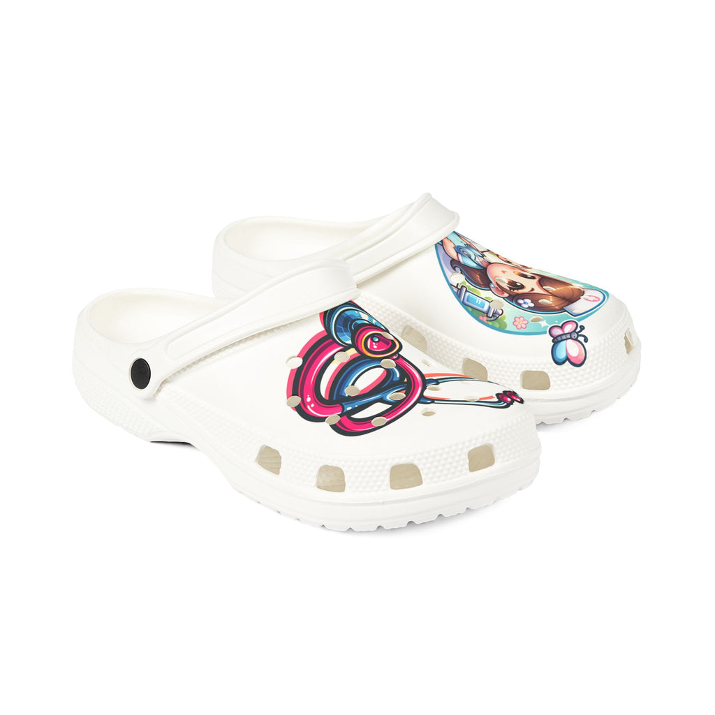 Cute Nurse-Themed EVA Foam Rubber Shoes for Healthcare Professionals