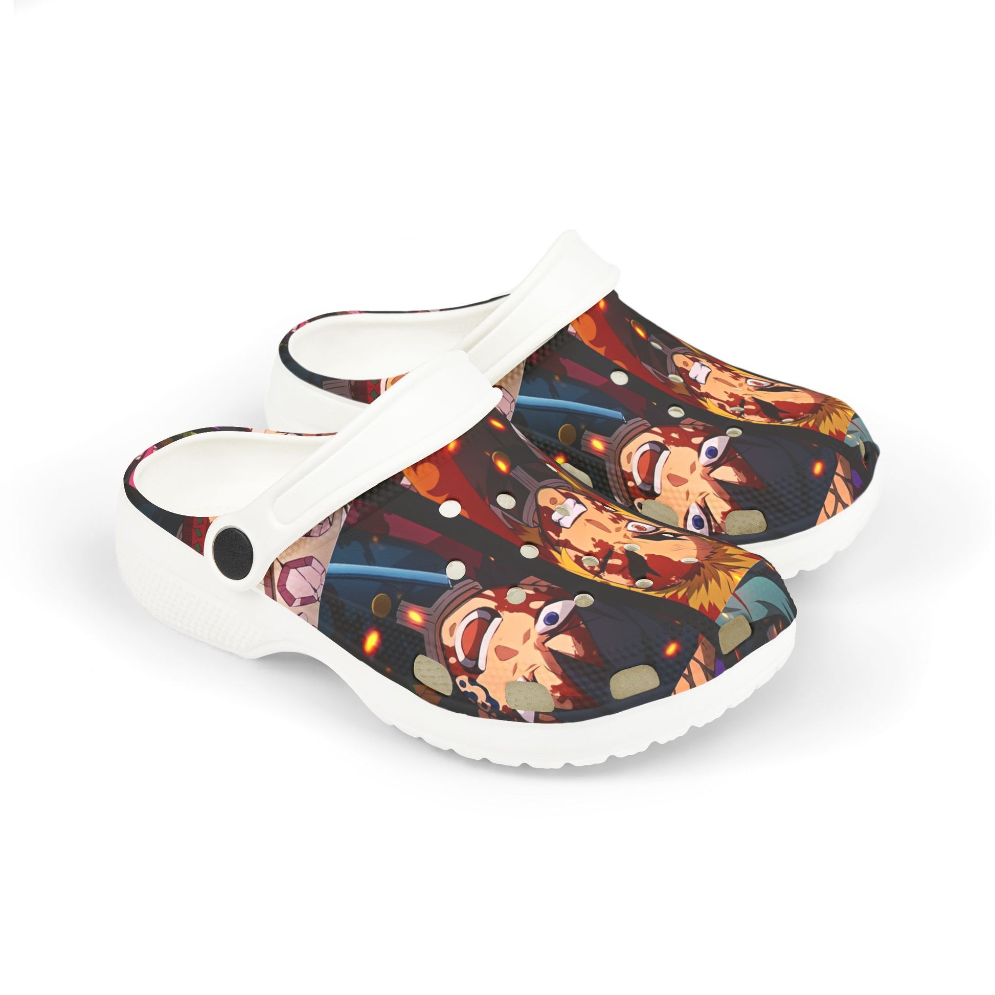 Demon Slayer Themed Kids Clogs -  Fun EVA Foam Shoes for Playtime