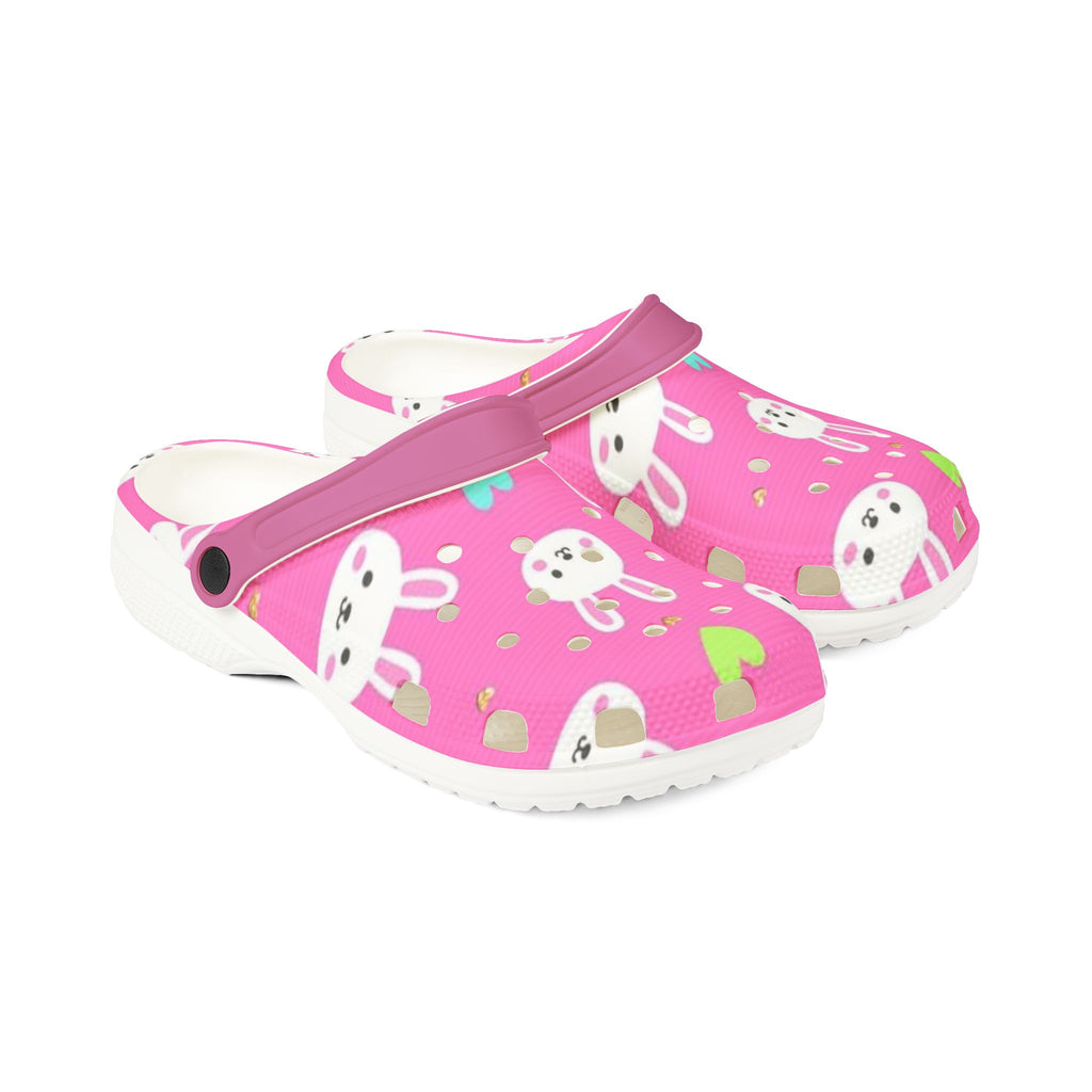 Cute Bunny EVA Foam Clogs - Fun and Comfortable Pink Shoes