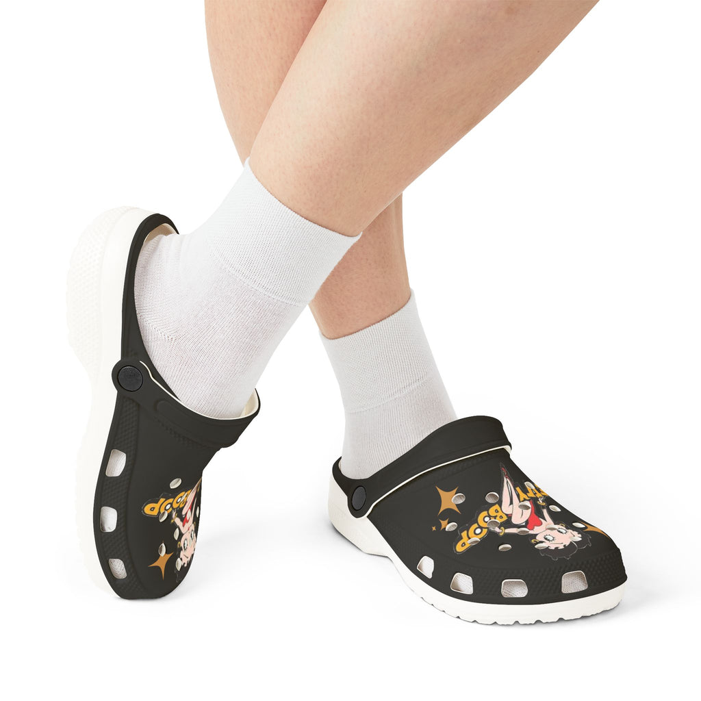 Betty Boop Themed EVA Foam Rubber Shoes for Healthcare Professionals