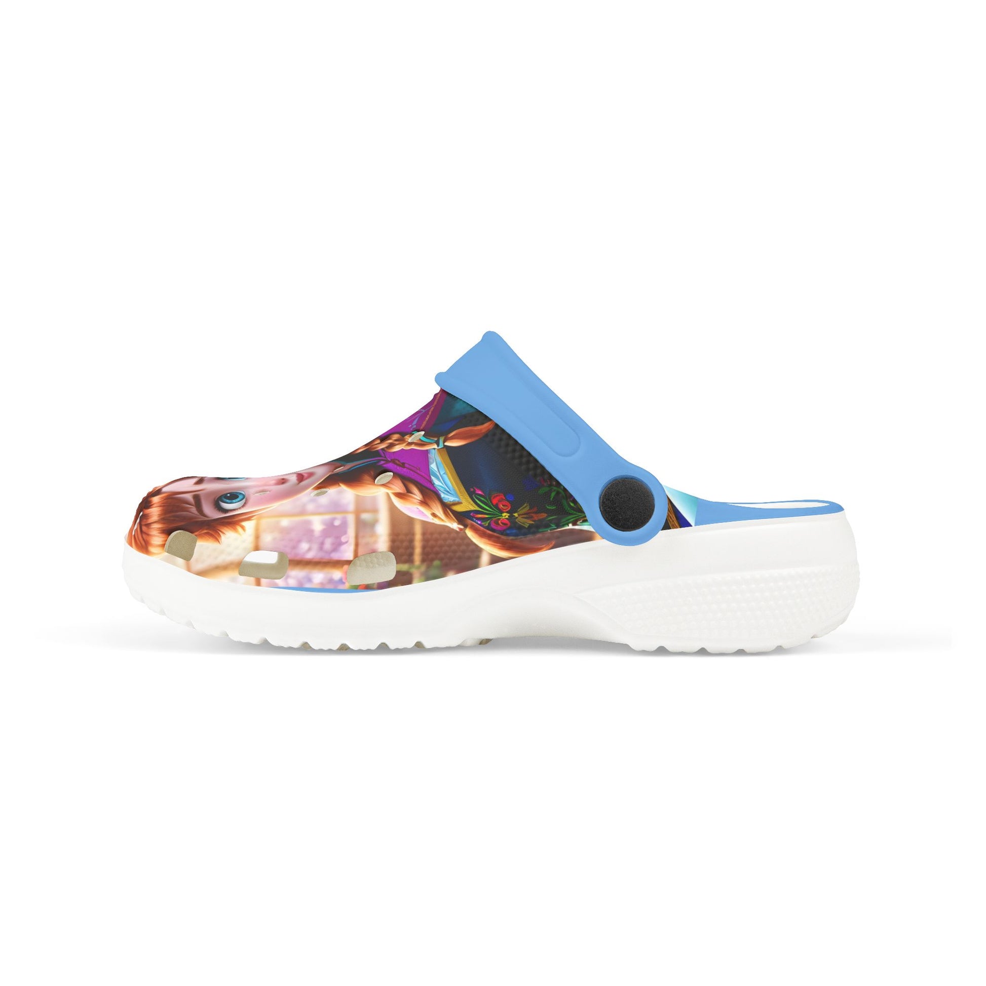 Frozen Themed Kids Clogs -  Fun EVA Foam Shoes for Playtime