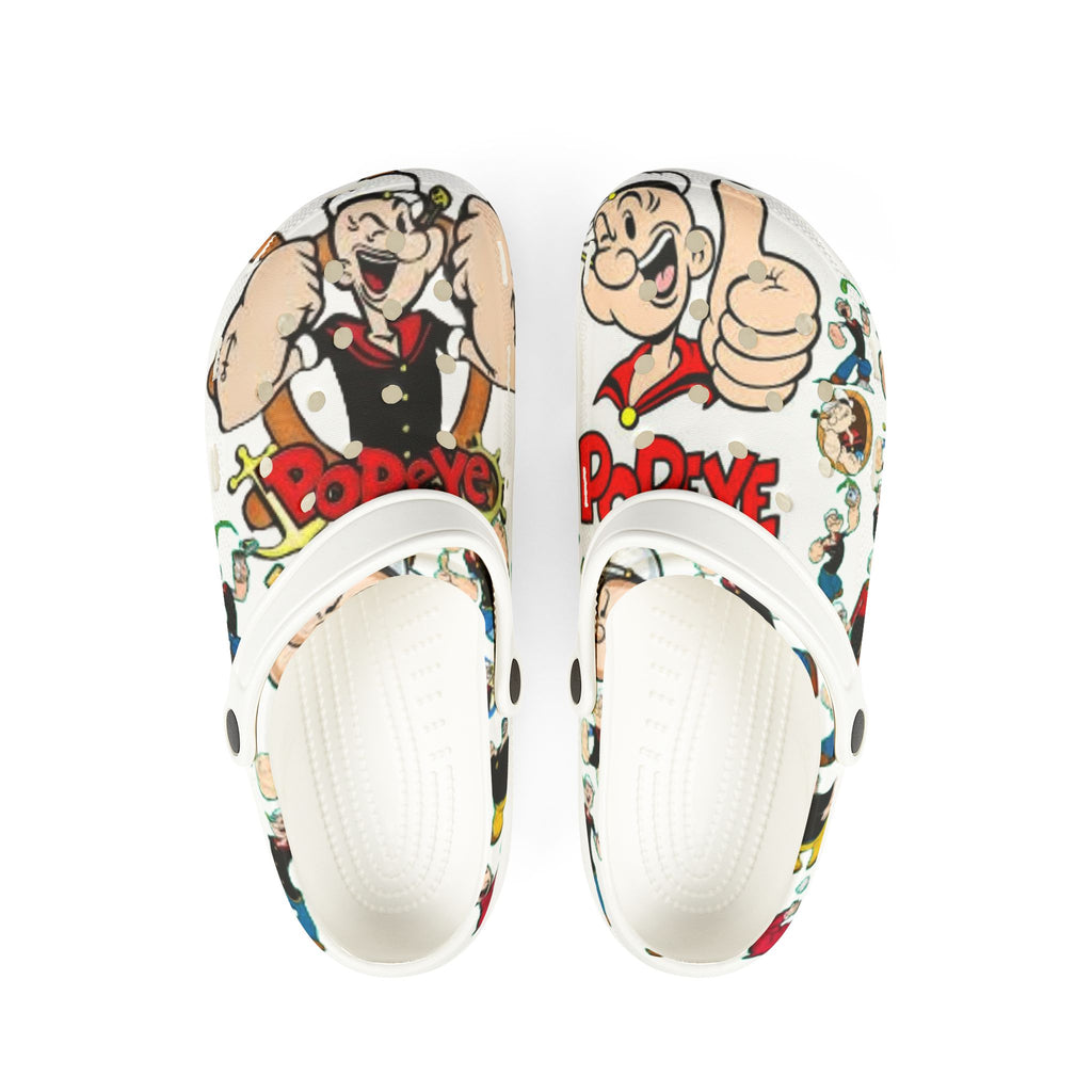 Cartoon Popeye Themed EVA Foam Rubber Shoes for Healthcare Professionals