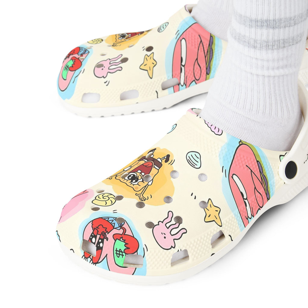 Sponge Bob Healthcare Themed EVA Foam Rubber Shoes for Healthcare Professionals