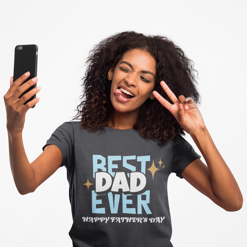 Best Dad Ever Unisex Short Sleeve Tee - Perfect Father's Day Gift
