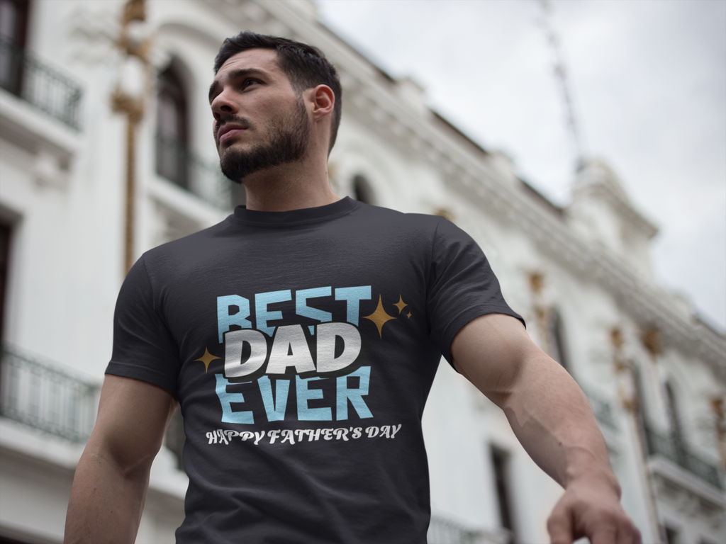 Best Dad Ever Unisex Short Sleeve Tee - Perfect Father's Day Gift