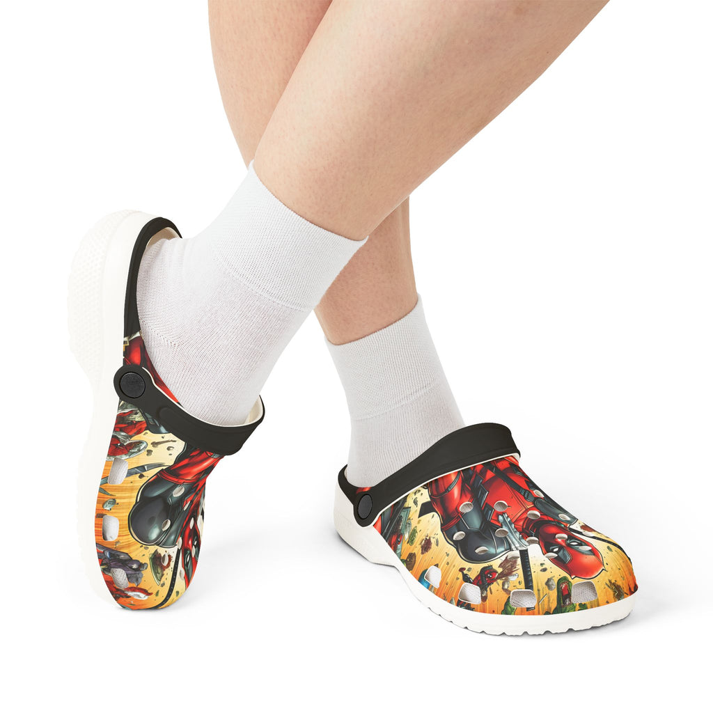 Deadpool EVA Foam Clogs - Fun & Comfortable Shoes for Marvel Fans