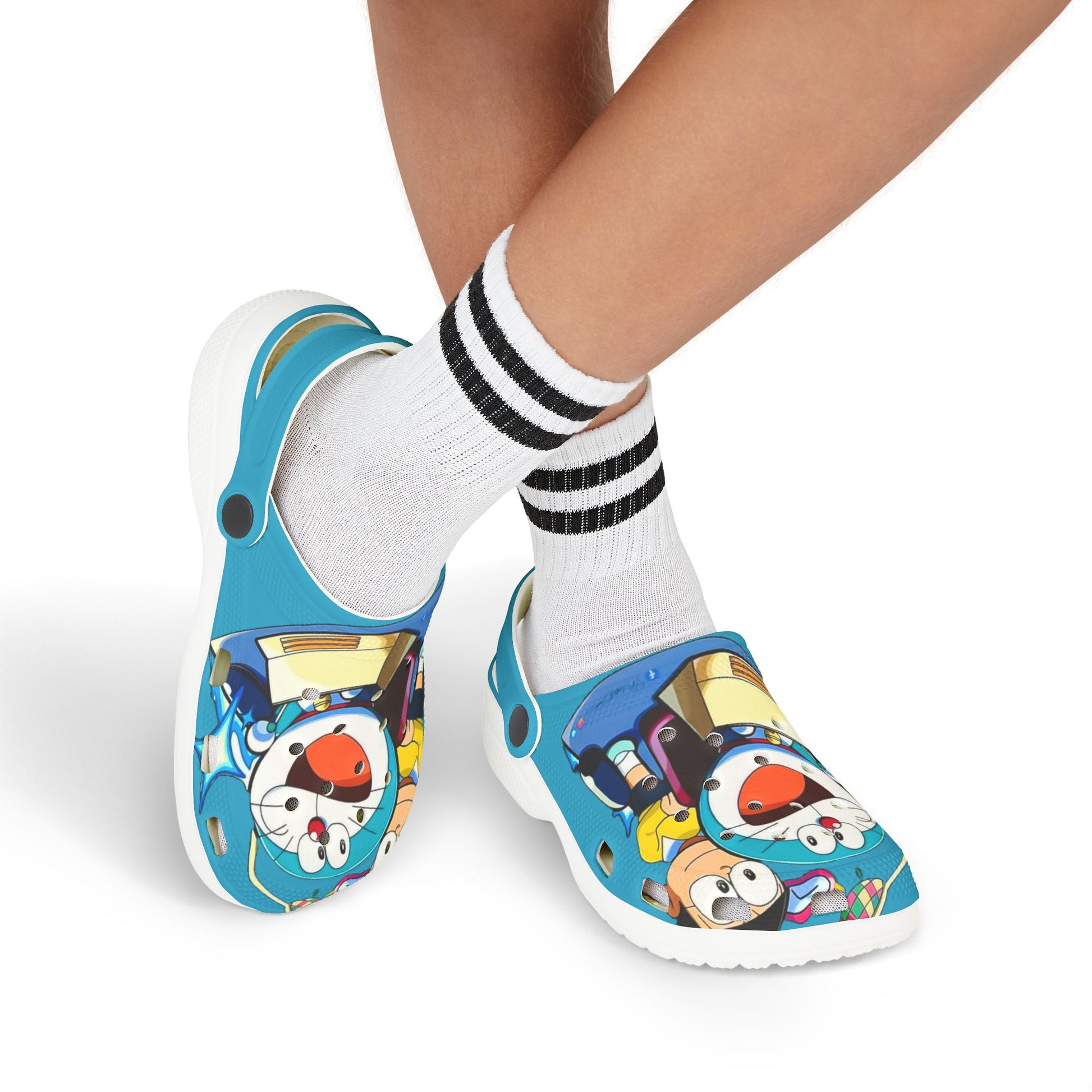 Doraemon Themed Kids Clogs -  Fun EVA Foam Shoes for Playtime