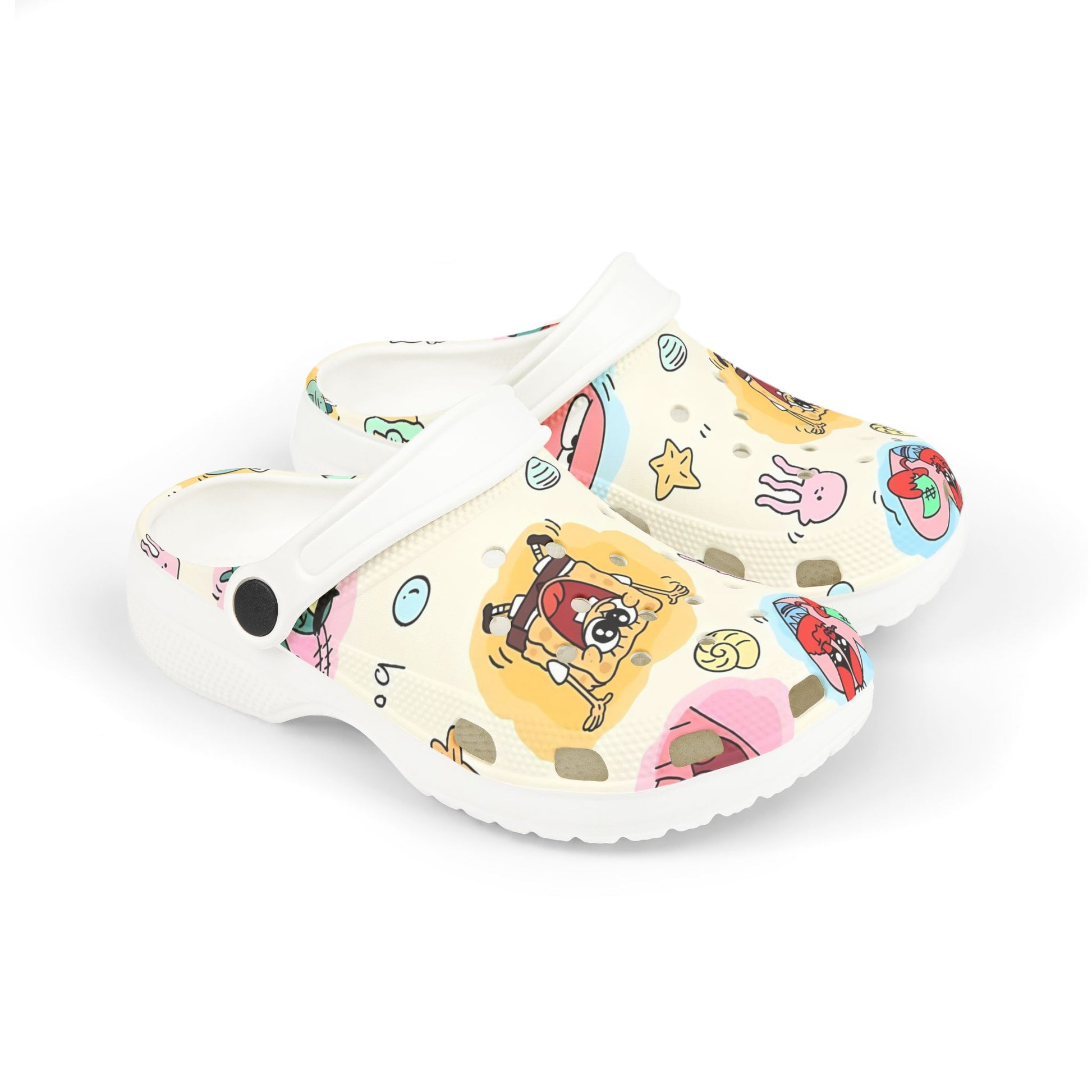 Spongebob Themed Kids Clogs -  Fun EVA Foam Shoes for Playtime