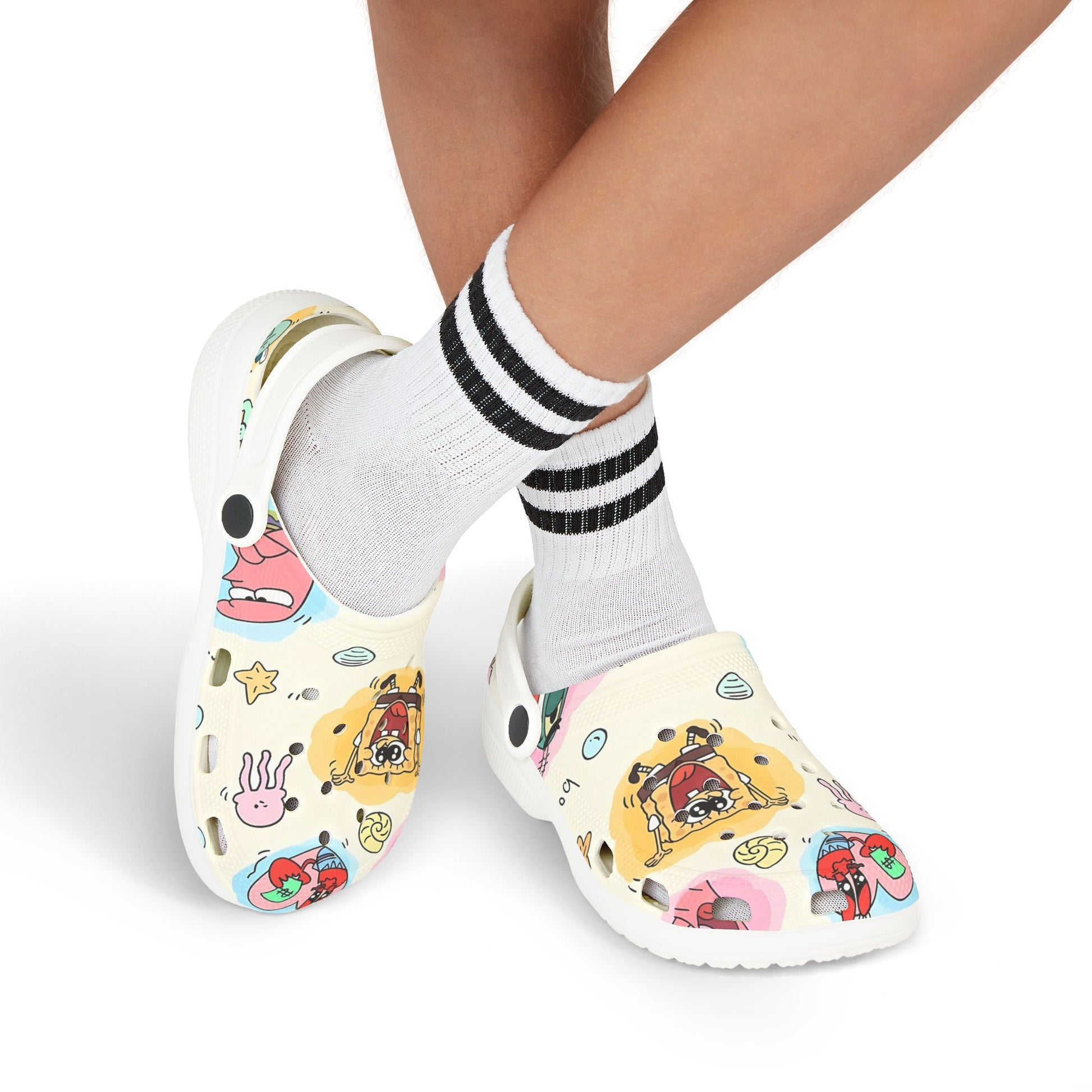 Spongebob Themed Kids Clogs -  Fun EVA Foam Shoes for Playtime