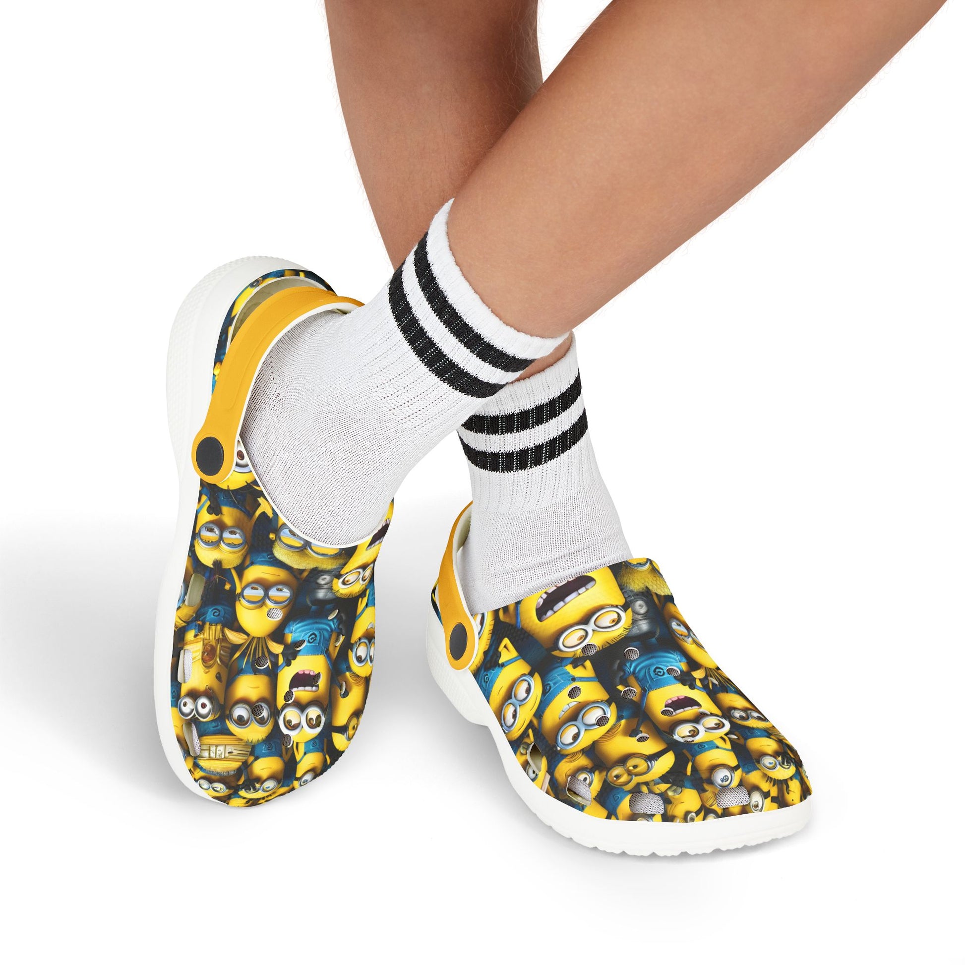 Minions Themed Kids Clogs -  Fun EVA Foam Shoes for Playtime