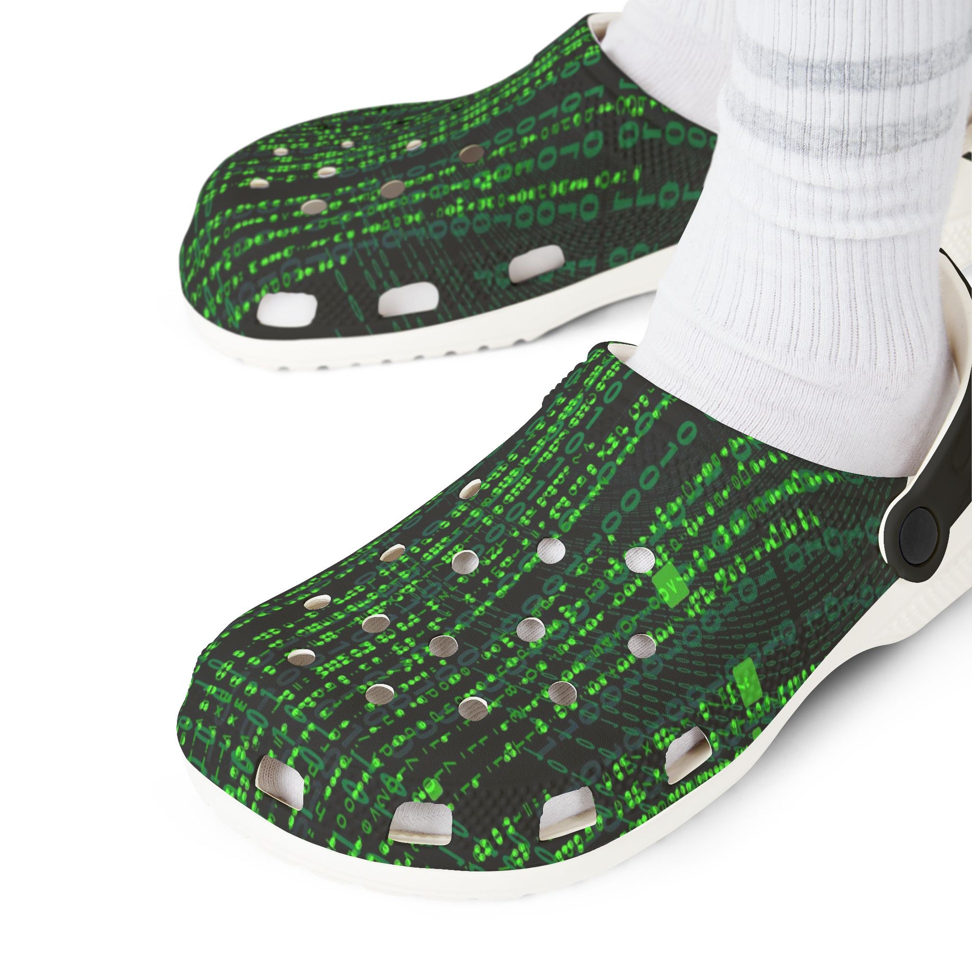 Matrix-Inspired EVA Foam Rubber Shoes
