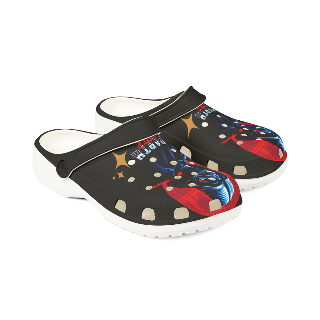 Dark Vader Themed EVA Foam Rubber Shoes for Healthcare Professionals