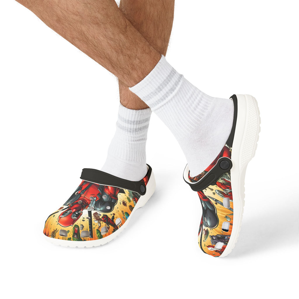 Deadpool EVA Foam Clogs - Fun & Comfortable Shoes for Marvel Fans