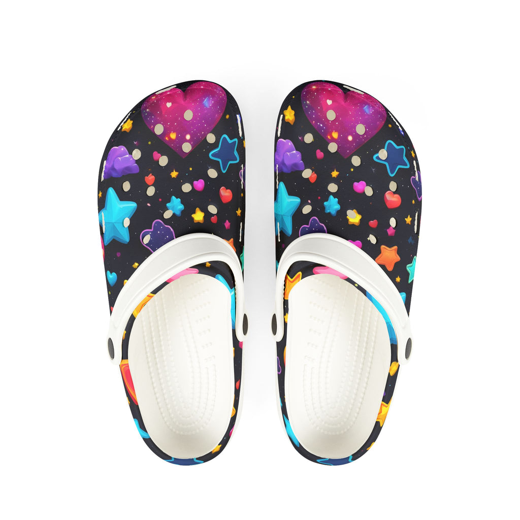 Shapes Themed EVA Foam Rubber Shoes for Healthcare Professionals