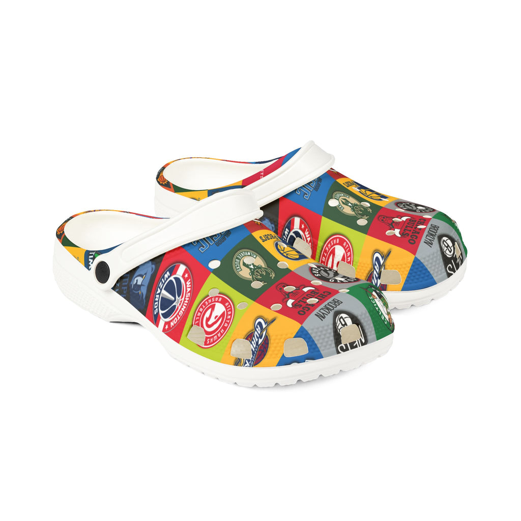 NBA Logos Themed EVA Foam Rubber Shoes for Healthcare Professionals