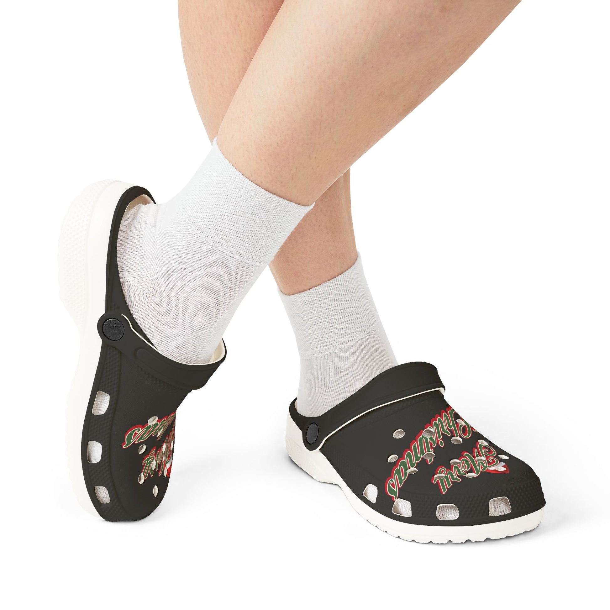 Merry Christmas EVA Foam Clogs — Holiday Lightweight Slip-On Shoes