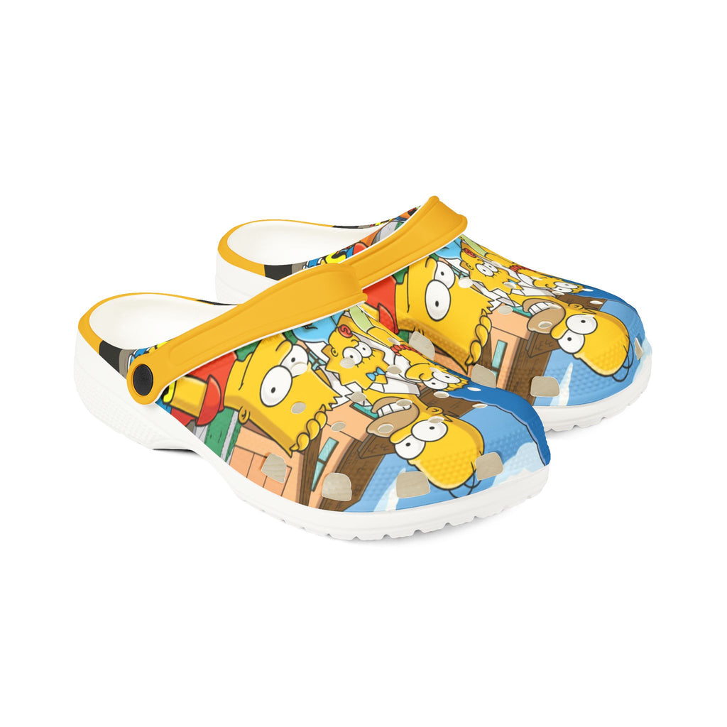 The Simpsons Themed EVA Foam Rubber Shoes for Healthcare Professionals