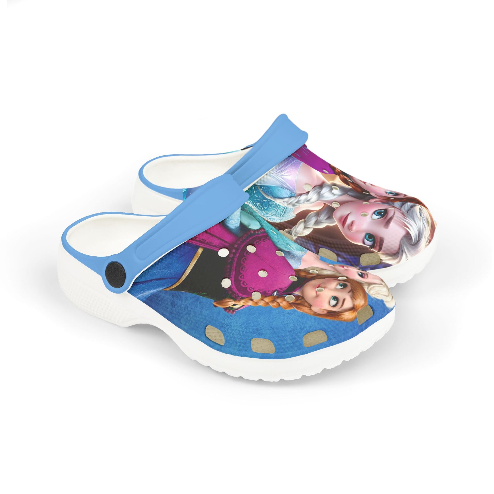 Frozen Themed Kids Clogs -  Fun EVA Foam Shoes for Playtime