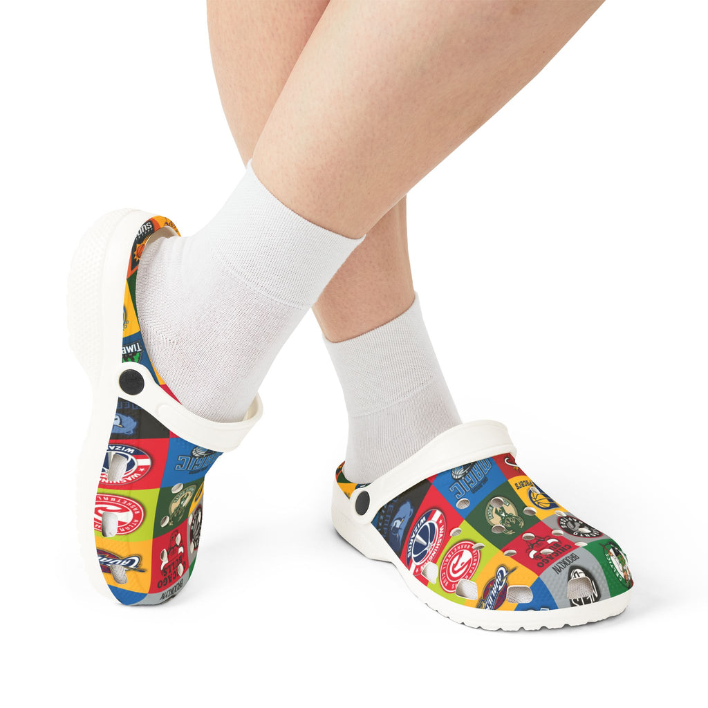 NBA Logos Themed EVA Foam Rubber Shoes for Healthcare Professionals