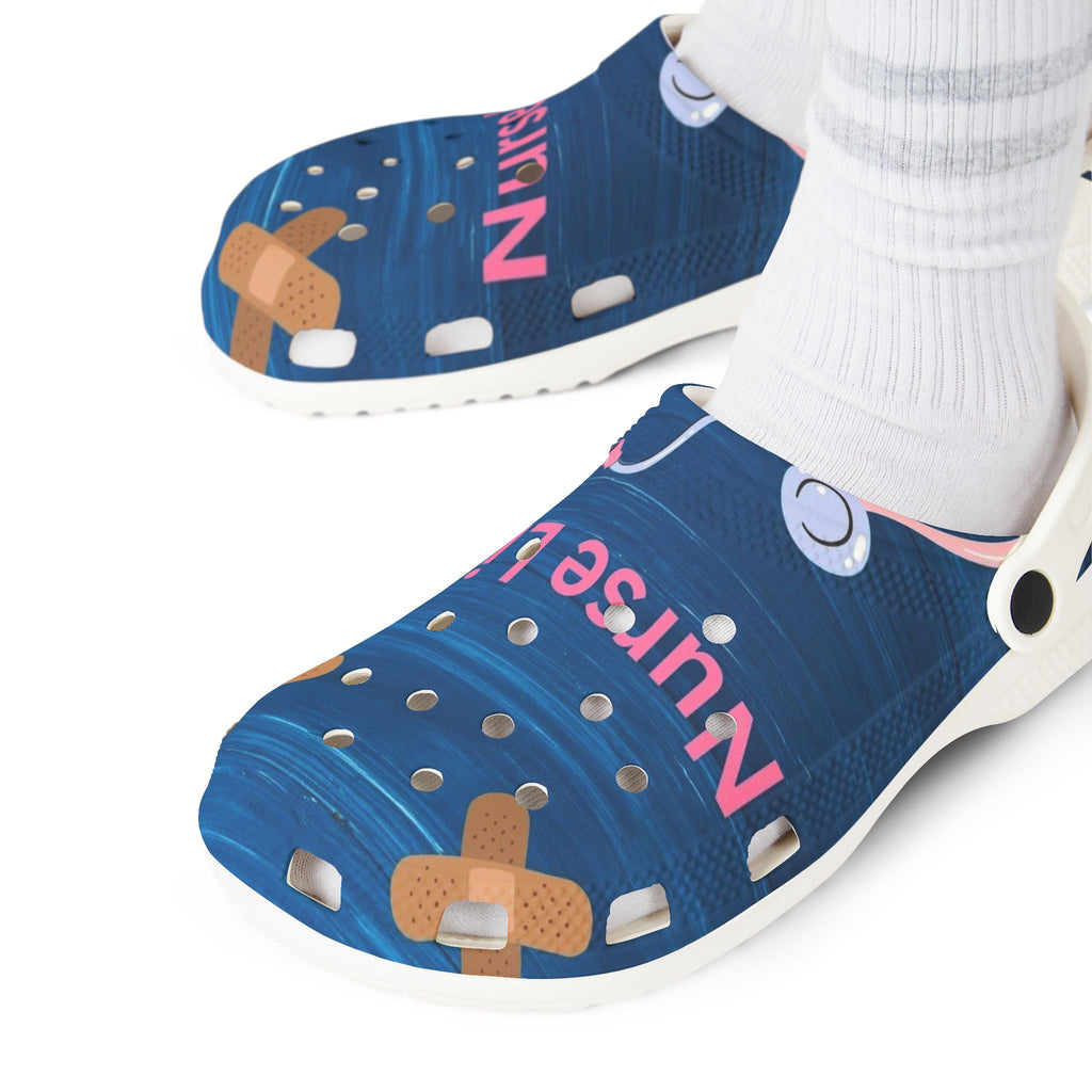 Nurse Life­™ Healthcare Themed EVA Foam Rubber Shoes for Healthcare Professionals