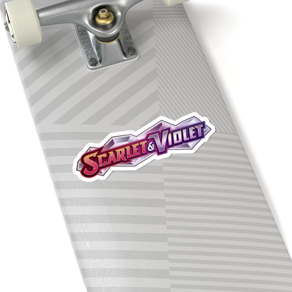 Scarlet & Violet Logo Sticker — Kiss-Cut Vinyl Decal