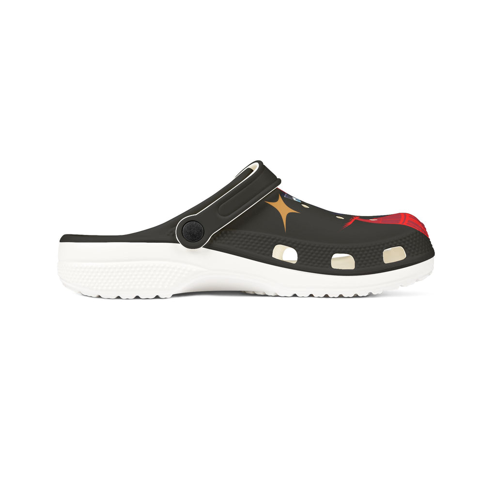 Dark Vader Themed EVA Foam Rubber Shoes for Healthcare Professionals