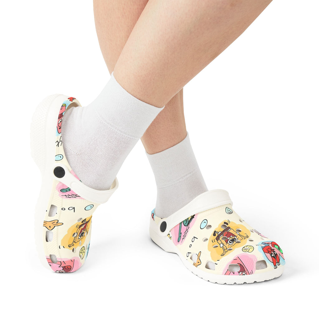 Sponge Bob Healthcare Themed EVA Foam Rubber Shoes for Healthcare Professionals