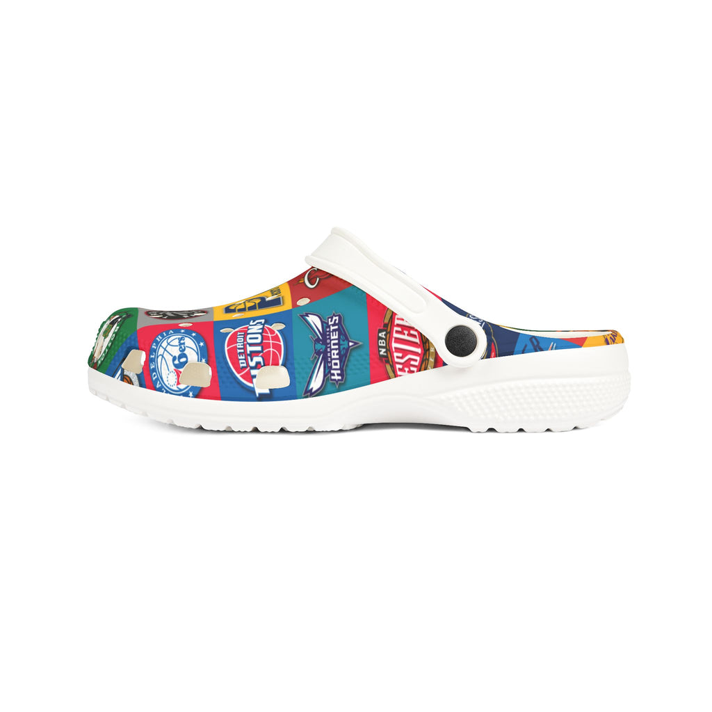 NBA Logos Themed EVA Foam Rubber Shoes for Healthcare Professionals