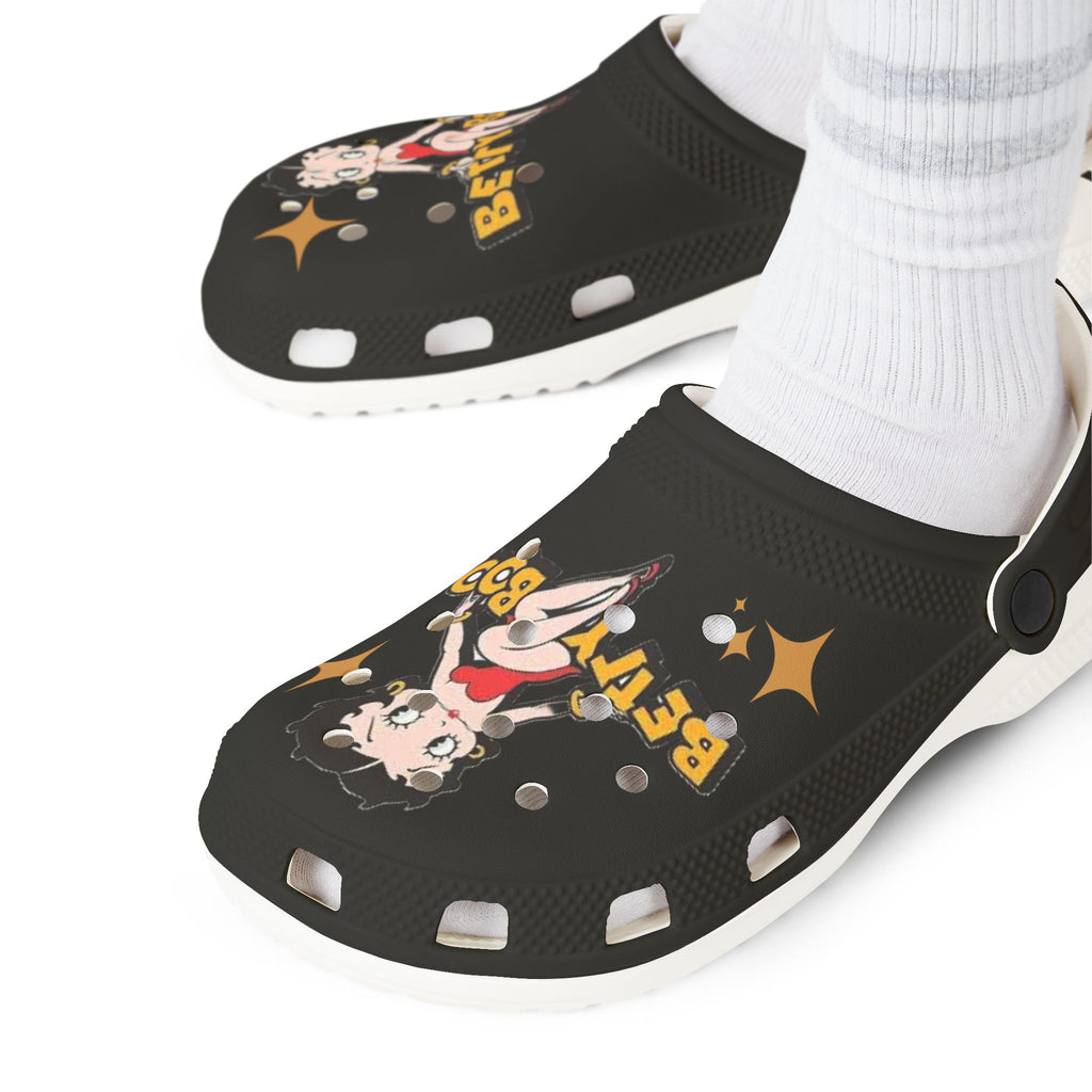 Betty Boop Themed EVA Foam Rubber Shoes for Healthcare Professionals