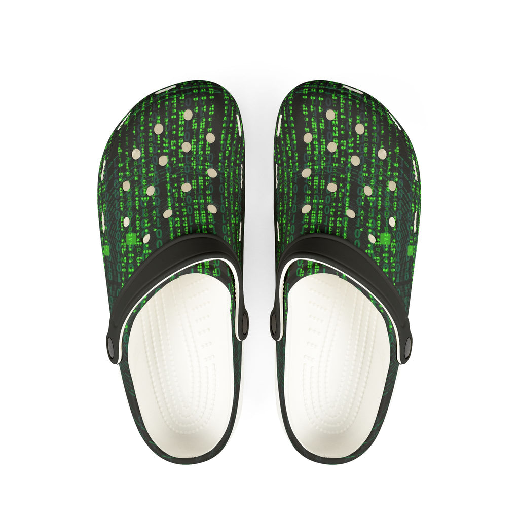 Matrix-Inspired EVA Foam Rubber Shoes