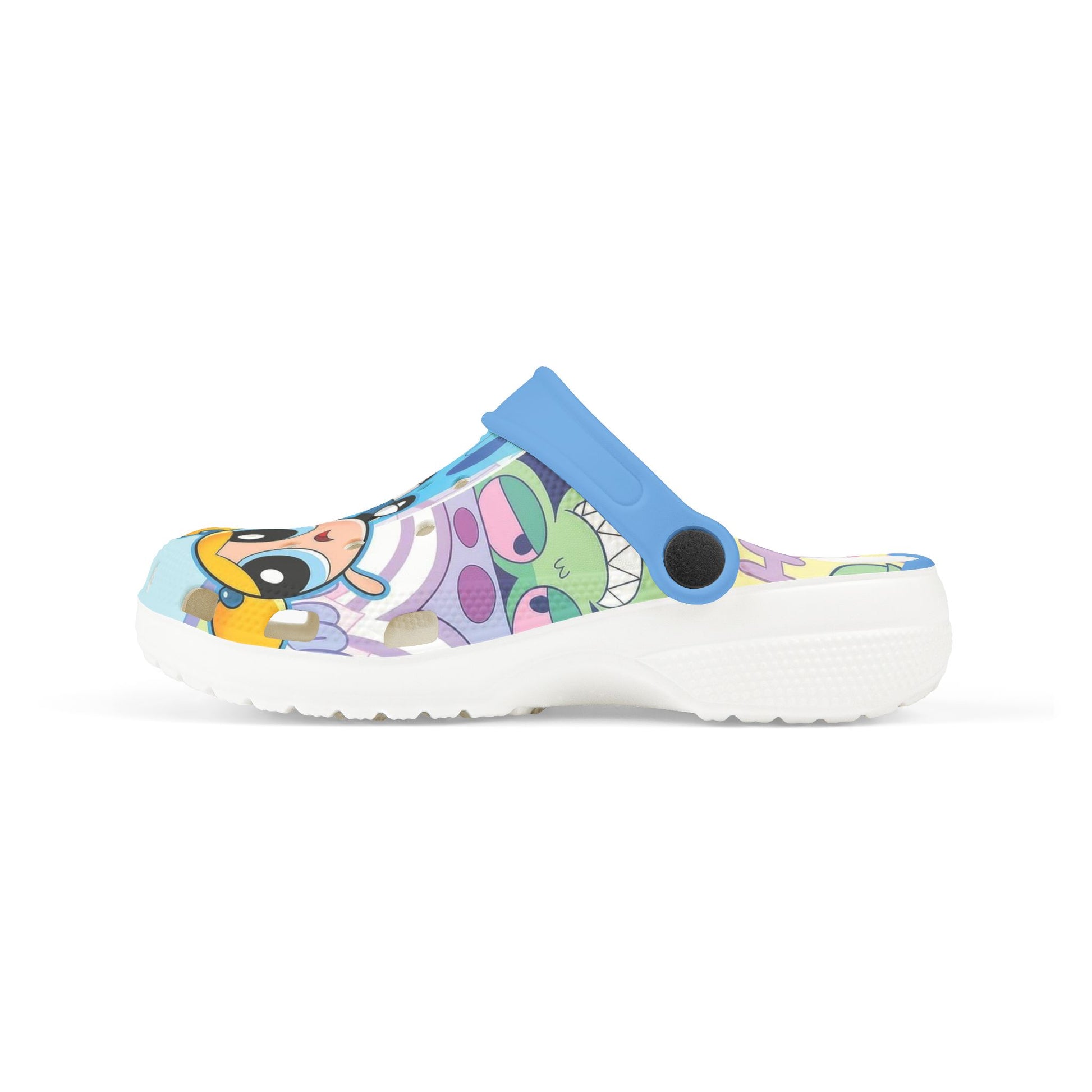 Power Puff Themed Kids Clogs -  Fun EVA Foam Shoes for Playtime