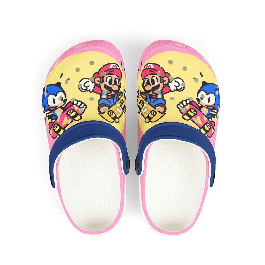 Sonic Themed Kids Clogs -  Fun EVA Foam Shoes for Playtime