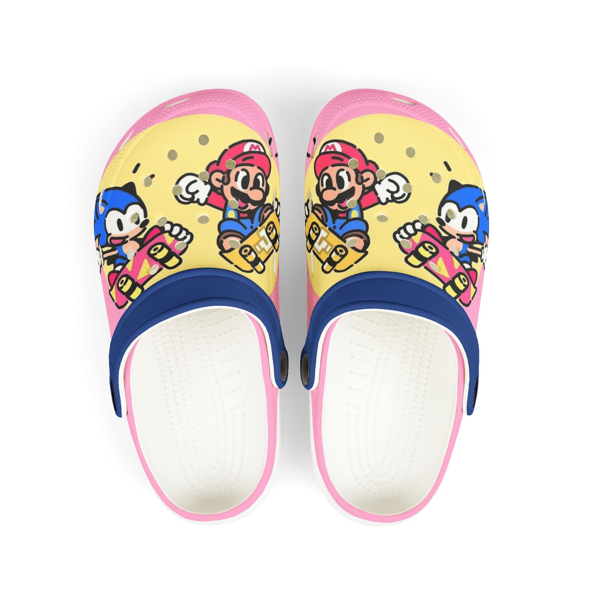 Sonic Themed Kids Clogs -  Fun EVA Foam Shoes for Playtime