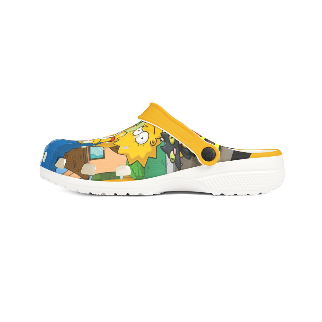 The Simpsons Themed EVA Foam Rubber Shoes for Healthcare Professionals