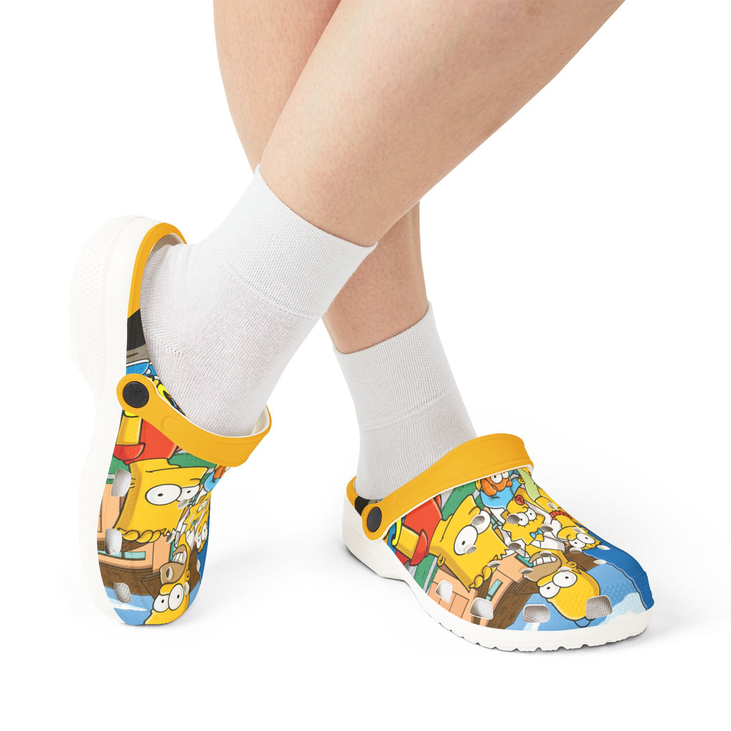 The Simpsons Themed EVA Foam Rubber Shoes for Healthcare Professionals