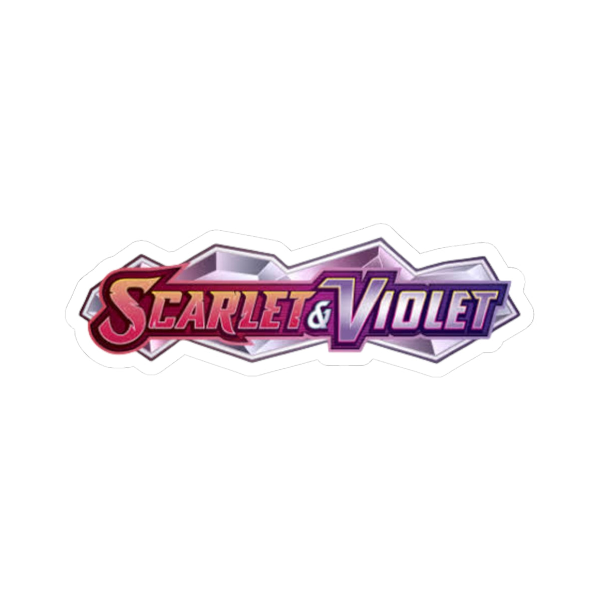 Scarlet & Violet Logo Sticker — Kiss-Cut Vinyl Decal