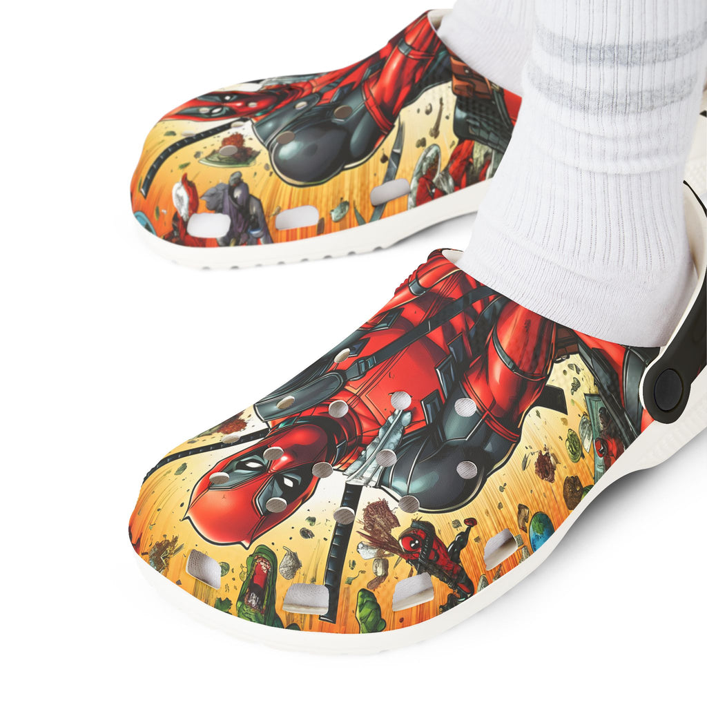 Deadpool EVA Foam Clogs - Fun & Comfortable Shoes for Marvel Fans