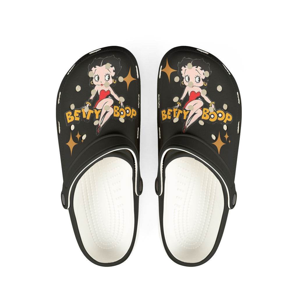 Betty Boop Themed EVA Foam Rubber Shoes for Healthcare Professionals