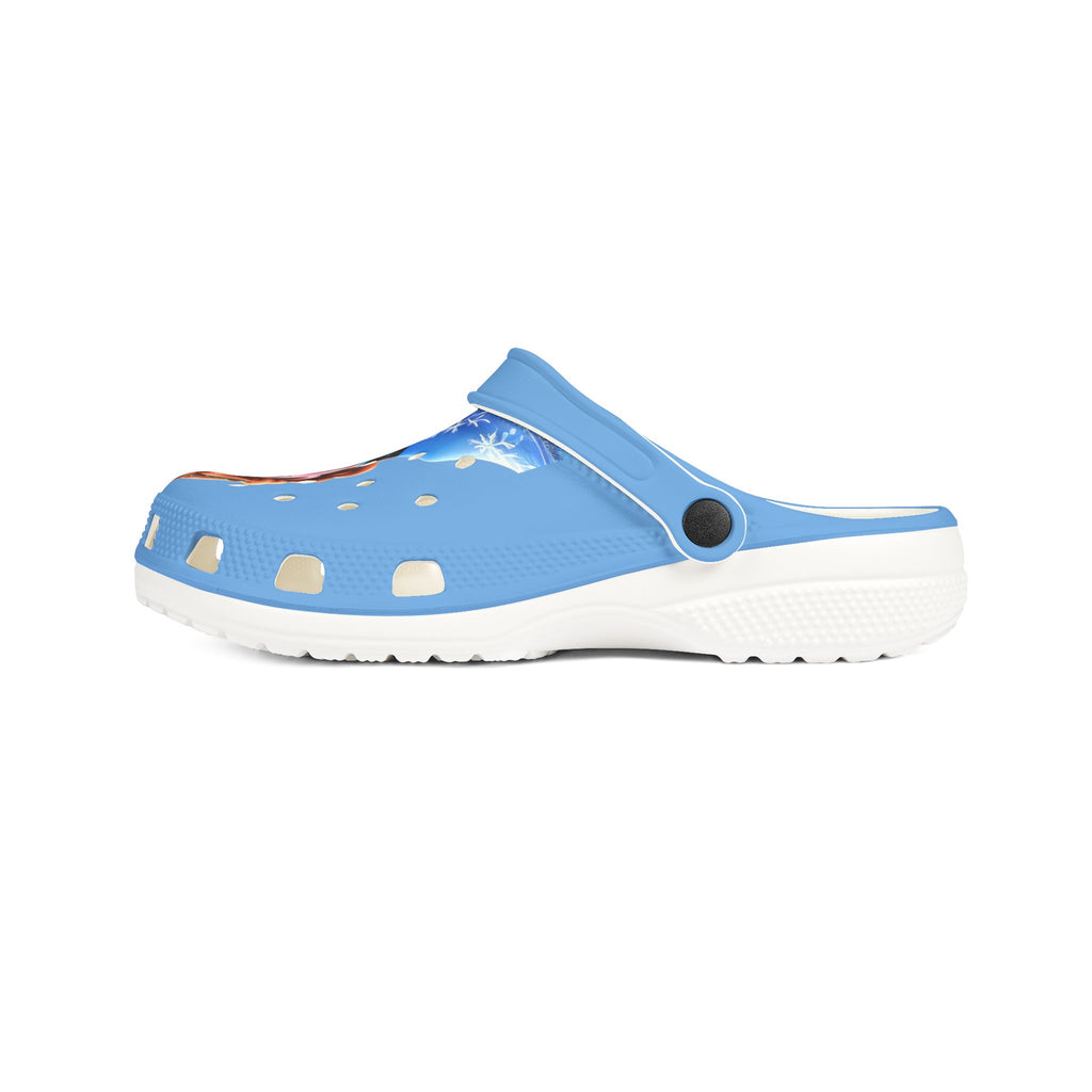 Frozen Themed EVA Foam Rubber Shoes for Healthcare Professionals