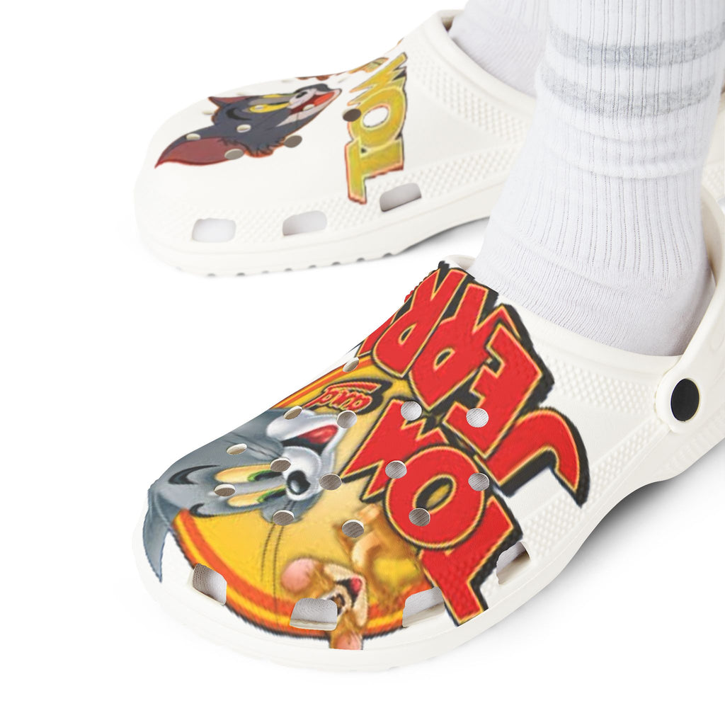 Cartoon Tom and Jerry Themed EVA Foam Rubber Shoes for Healthcare Professionals
