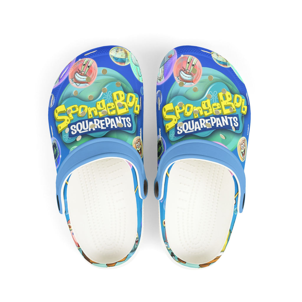 Sponge Bob Themed Kids Clogs -  Fun EVA Foam Shoes for Playtime