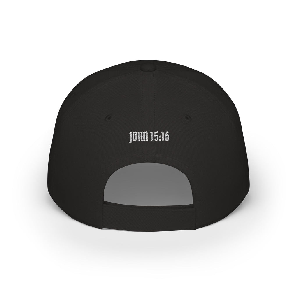 Chosen Baseball Cap — Christian 'Chosen' Low Profile Hat with John 15:16 Embroidery