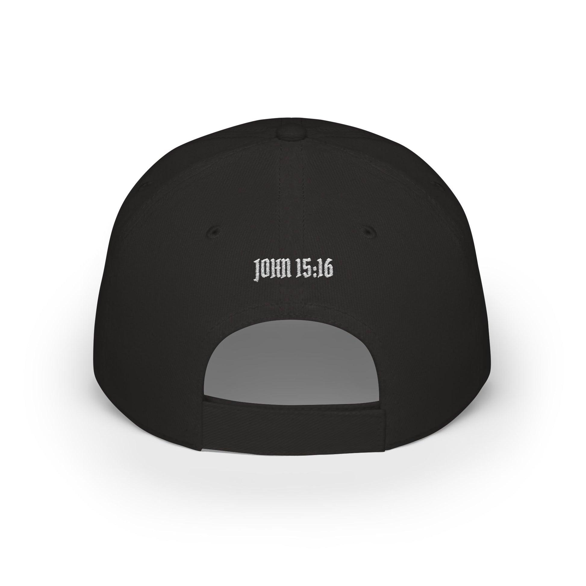 Chosen Baseball Cap — Christian 'Chosen' Low Profile Hat with John 15:16 Embroidery