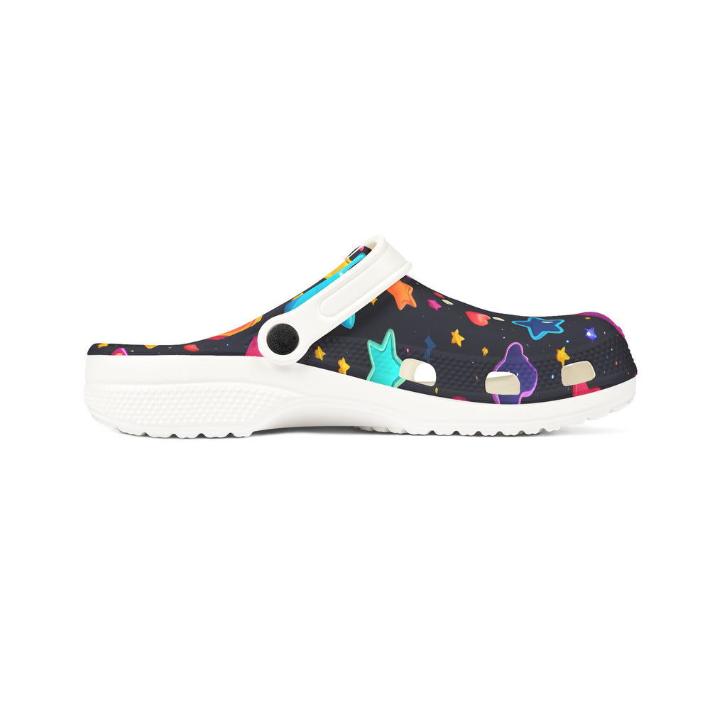 Shapes Themed EVA Foam Rubber Shoes for Healthcare Professionals
