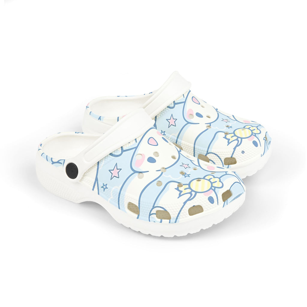Cinnamon Roll Themed Kids Clogs -  Fun EVA Foam Shoes for Playtime