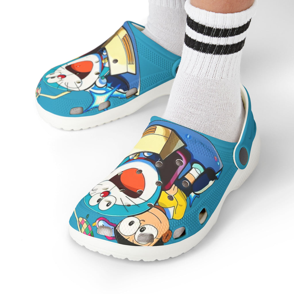 Doraemon Themed Kids Clogs -  Fun EVA Foam Shoes for Playtime