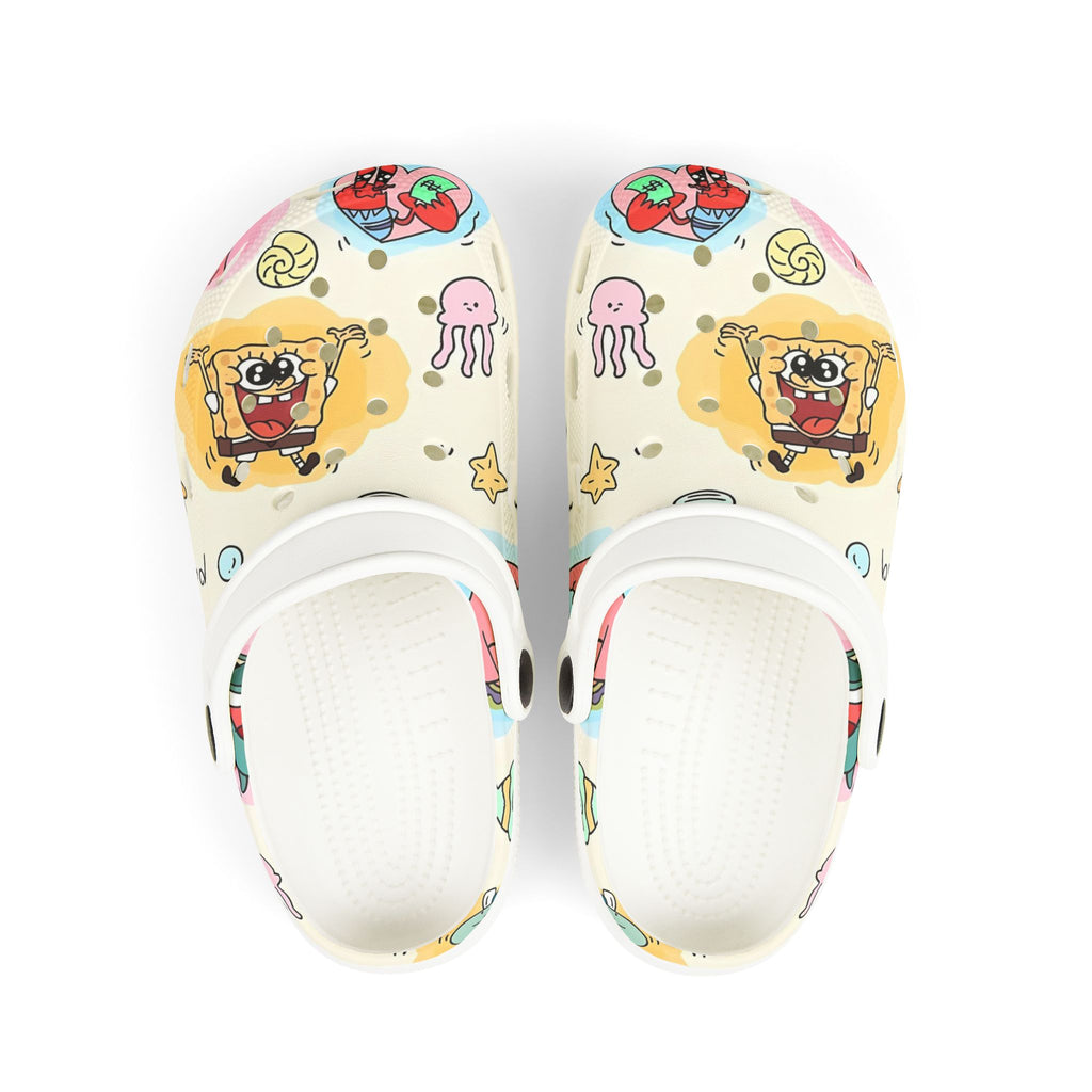 Spongebob Themed Kids Clogs -  Fun EVA Foam Shoes for Playtime