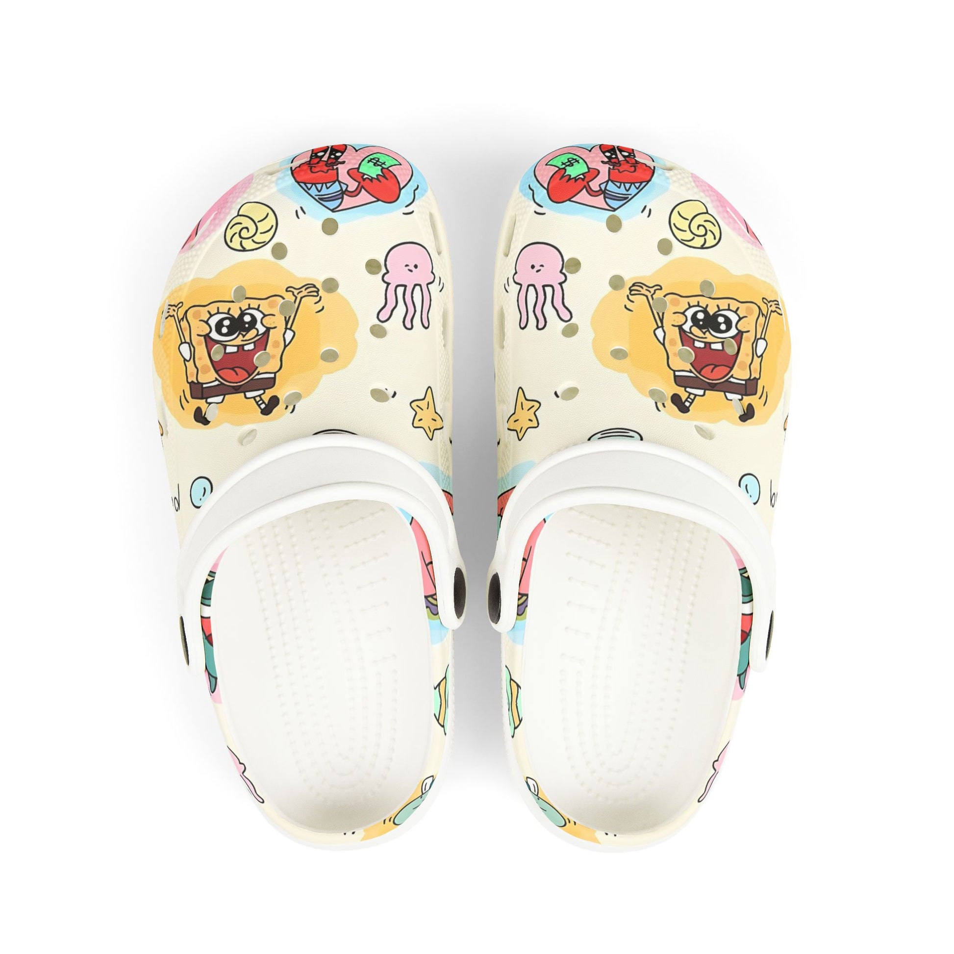 Spongebob Themed Kids Clogs -  Fun EVA Foam Shoes for Playtime