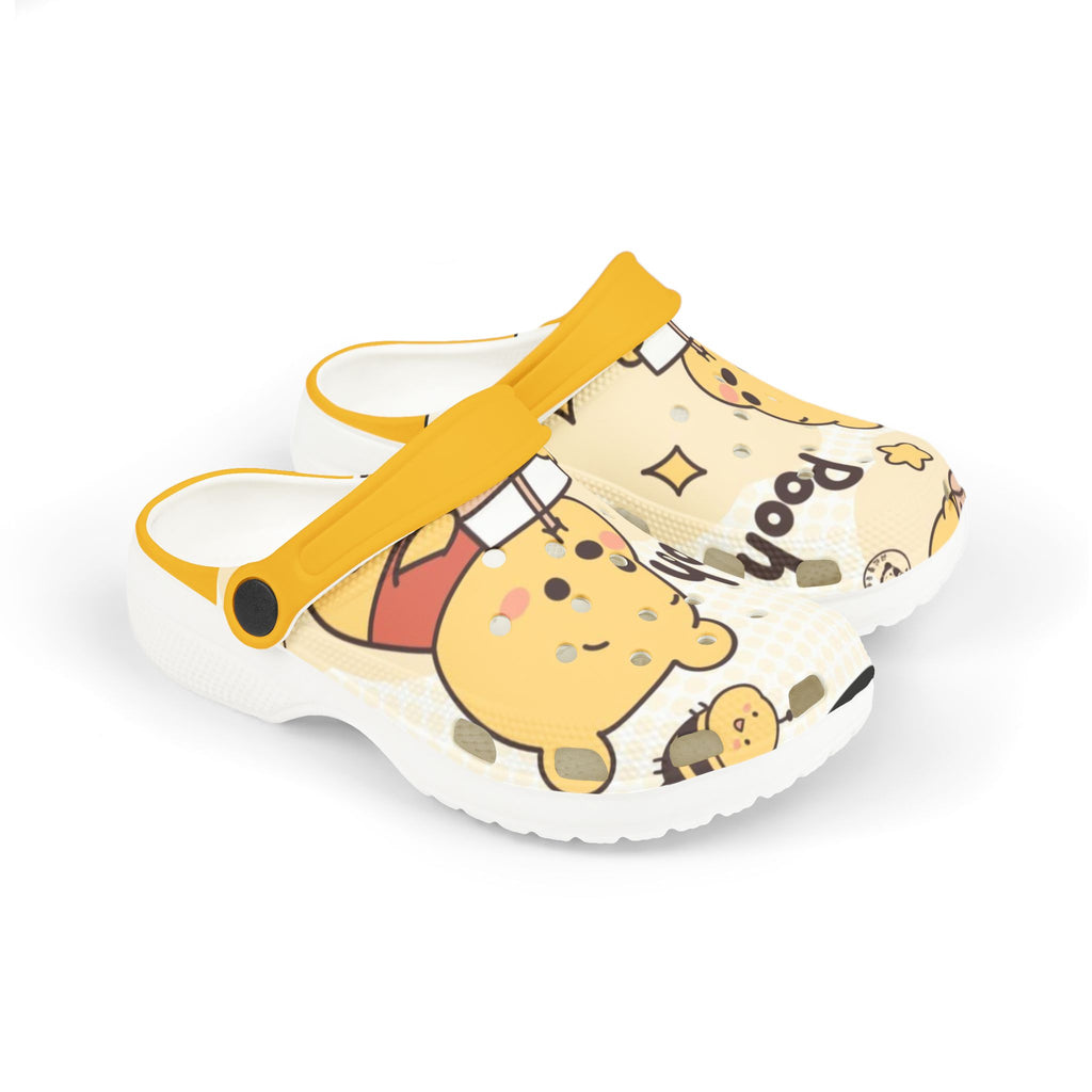 Pooh Themed Kids Clogs -  Fun EVA Foam Shoes for Playtime