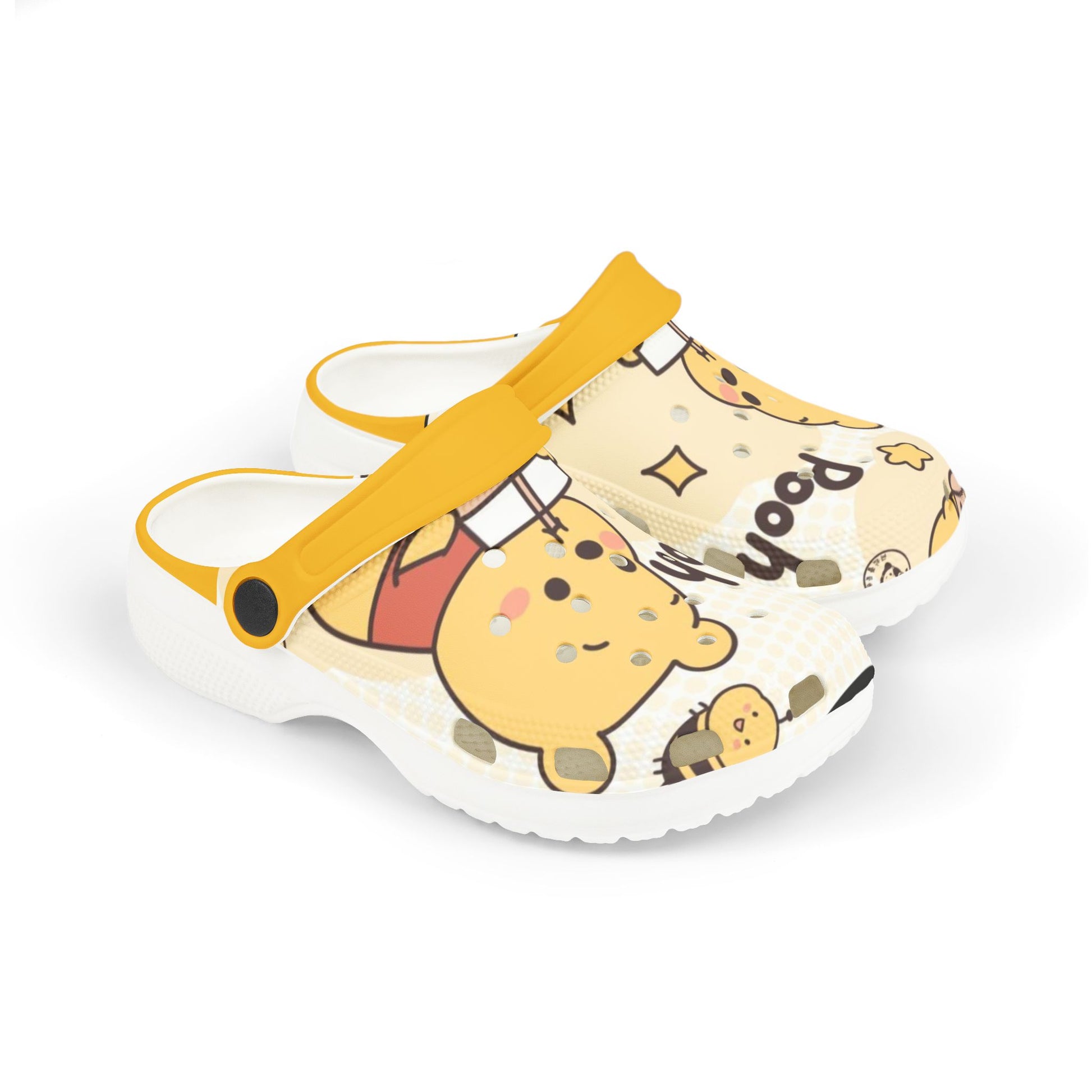 Pooh Themed Kids Clogs -  Fun EVA Foam Shoes for Playtime